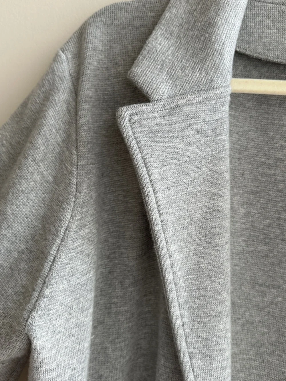 J. Crew Sophie Open-Front Sweater Blazer in Heather Grey, Size Large